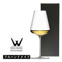 \本日購入&レビューでもれなくクーポンGET!/【通常商品】【正規品】ギフトボックス付き 高級 W ダブリュー ハンドメイドグラス ワイングラス 1脚 BOX入...