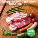 1/31出荷薬に頼らず 健康で元気な 吉田畜産の豚肉7点(6種)のセット(冷凍) ※冷凍ため常温商品 冷蔵商品との同梱不可(常温商品 冷蔵商品と一緒に注文できません)