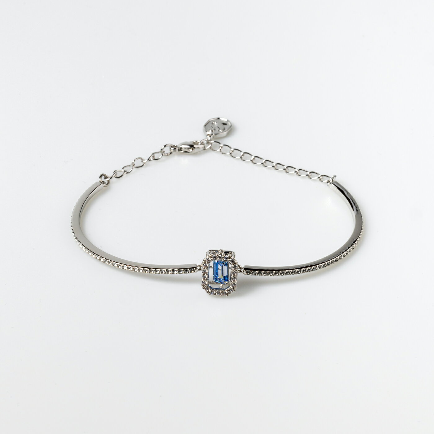 【SWAROVSKI】スワロフスキー MILLENIA BANGLE 5620556 バングル オクタゴンカット パヴェ ブルー ロジウム プレーティング 誕生...