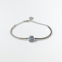 【SWAROVSKI】スワロフスキー MILLENIA BANGLE 5620556 バングル オクタゴンカット パヴェ ブルー ロジウム プレーティング 誕生...