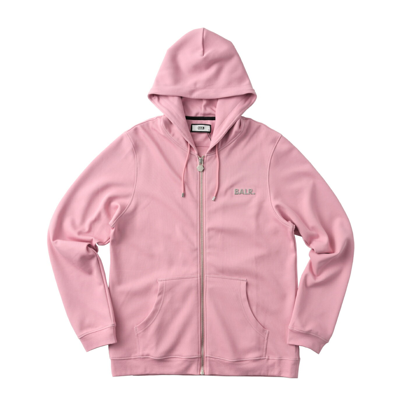 訳あり Lサイズ【BALR.】ボーラー Q-Series Straight Zip Thru Hoodie Renewed B1267.1018 スウェットパー...