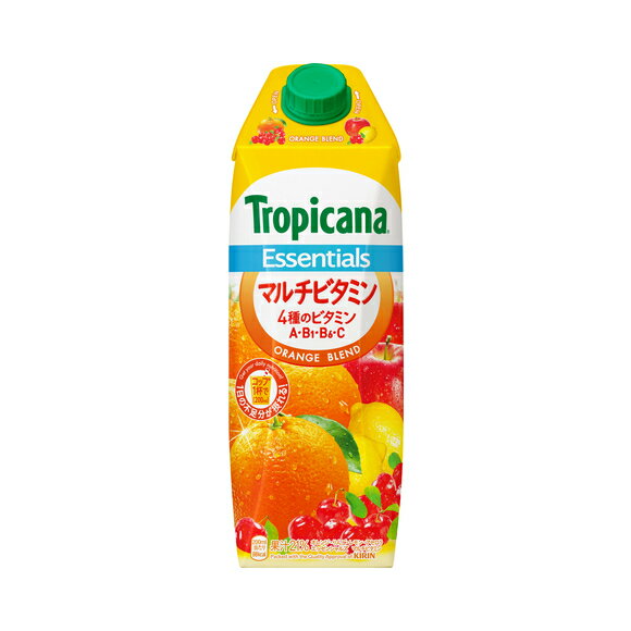 トロピカーナ エッセンシャルズ マルチビタミン 1000ml×6本 Tropicana Essentials 果実飲料 栄養補給 キャップ付き容器 お歳暮 御年...