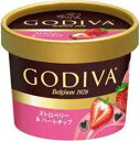 GODIVA ストロベリー＆ハートチップ 90ml×6個新商品 高級チョコ 差し入れ 贈答品 プレゼント 誕生日 お祝い パーティー ホワイトデー アイスクリーム