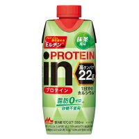 新商品 森永 In PROTEIN 抹茶風味 330ml×12本 ダイエット 差し入れ 健康維持 プレゼント プロテインのサムネイル