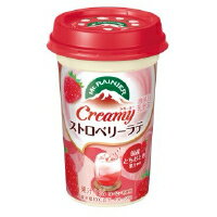 森永 マウントレーニア クリーミーストロベリーラテ 240ml×10本差し入れ 贈答品 プレゼント 誕生日 冬休み お祝い 年末年始 御年賀 パーティー バレン...