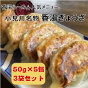 ギフト 【送料無料】香湯ラーメン 香湯餃子 50g×5個入 3袋セット プレゼント ぎょうざ 中華 冷凍食品 おかず おつまみ 時短 ジューシー 林SPFポーク...