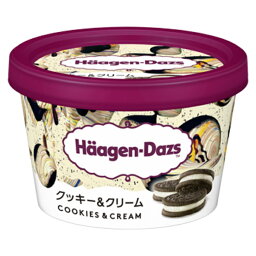 ハーゲンダッツ ミニカップクッキー＆クリーム 110ml×6個 誕生日 バレンタイン 差し入れ パーティー アイスクリーム