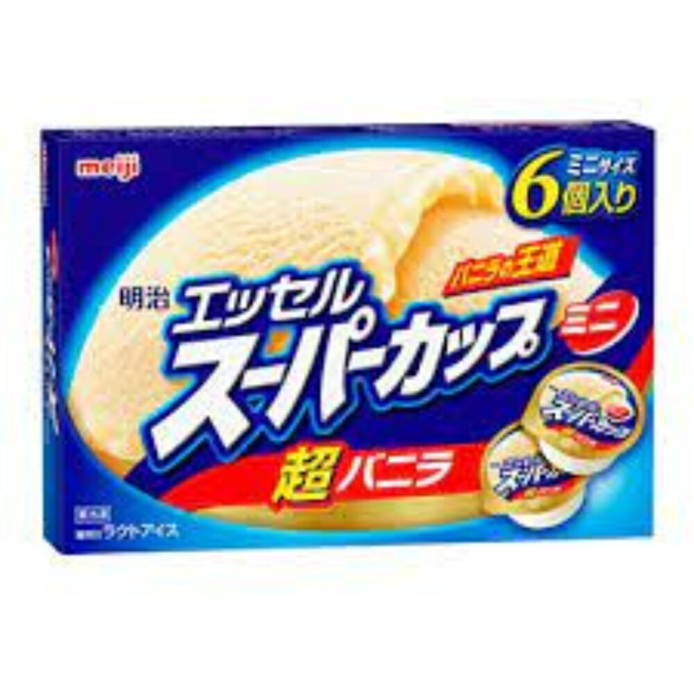 楽天八角家明治 エッセルスーパーカップ ミニバニラ マルチ 90ml×6個入 　8箱 　差し入れ クリスマス パーティー 誕生日 年末年始 冬休み 夏休み カップアイス