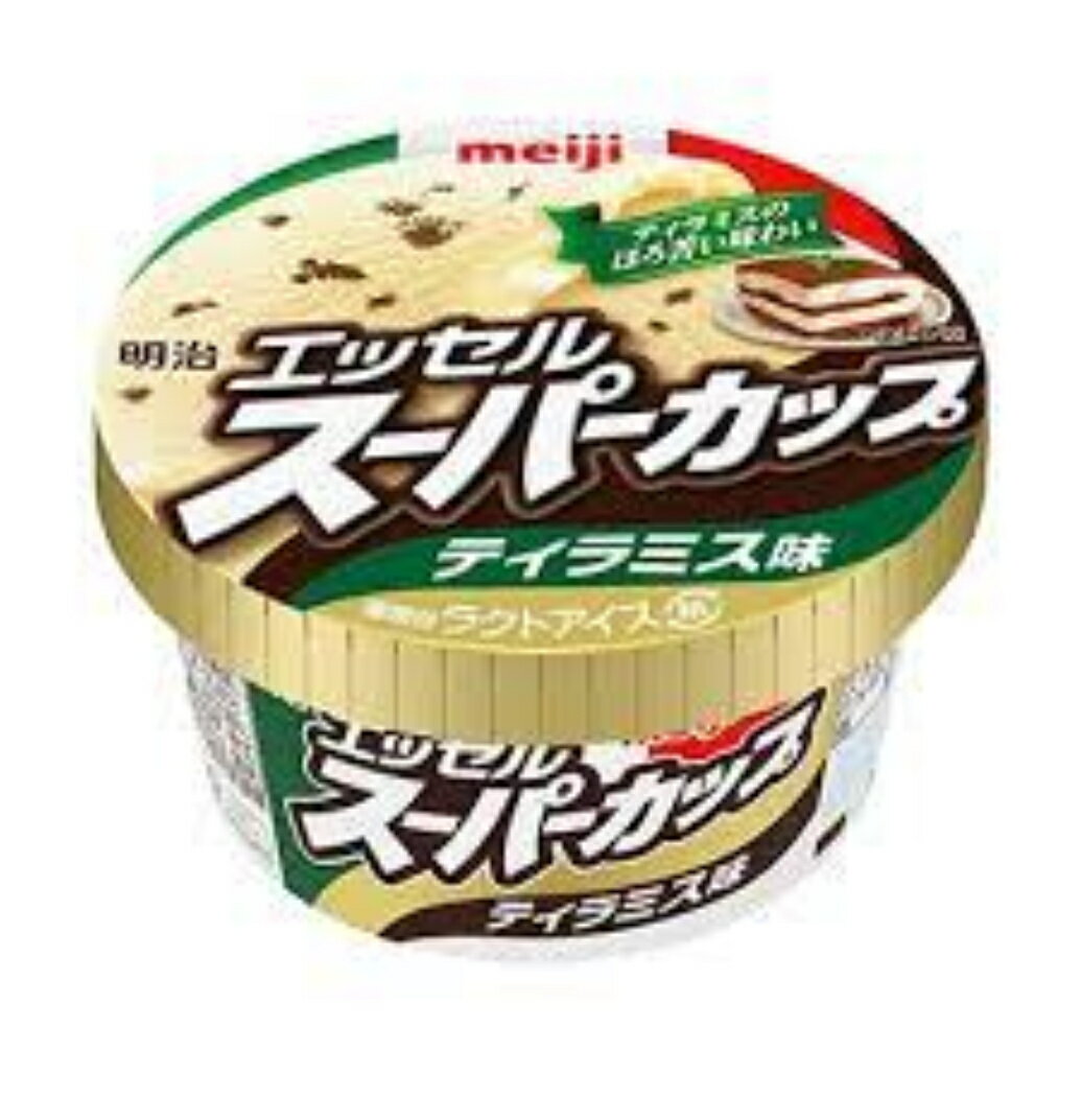 明治 エッセルスーパーカップ ティラミス味 200ml24個入 　 　差し入れ アイス パーティー 誕生日 新商品