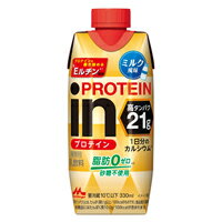 楽天八角家森永乳業 in PROTEIN ミルク風味 330ml×12本新商品 差し入れ　贈答品 プレゼント 誕生日 冬休み お祝い 年末年始 御年賀 パーティー バレンタイン 在宅勤務 おうち時間 ステイホーム 母の日 こどもの日