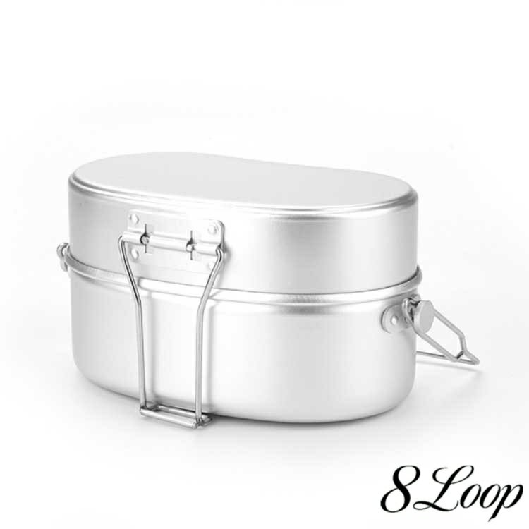 飯盒 はんごう 飯ごう 戦闘飯盒 2型 2合炊き アルミ ハンドル付き 直火式 キャンプ調理 炊飯 アウトドア 林間 ライスクッカー アルミ飯..