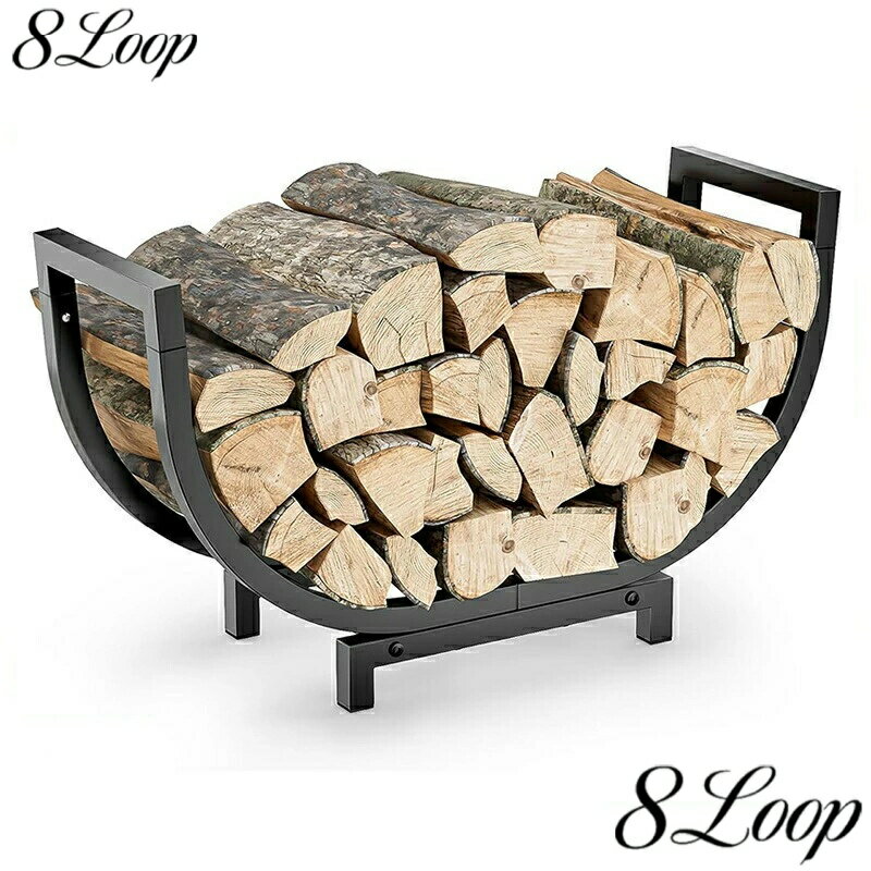 薪ラック 薪棚 薪ストッカー 薪置き棚 薪ストーブグッズ 薪 ラック 暖炉 軽量 スチール製 収納 整理 保管 乾燥 薪保管 薪収納 スチール 薪置き場 アウトドア キャンプ 焚火 焚火用 棚 室外 冬 カールズ アウトドア 暖炉 薪収納