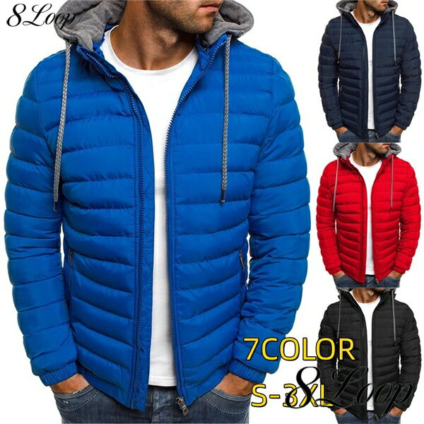 メンズ ダウンコート 綿服 ダウンジャケット 軽量 メンズ ダウンジャケット おしゃ...