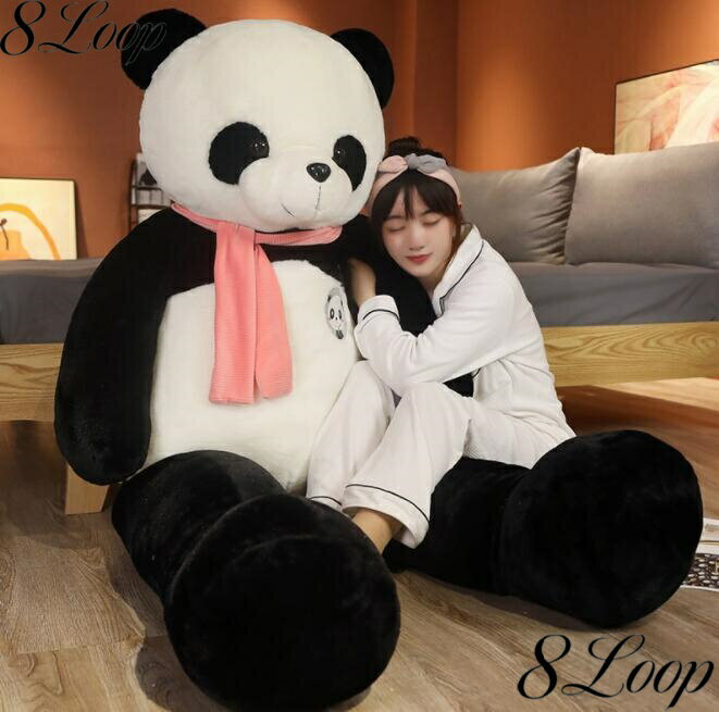 乐天商城 - 萌え萌えパンダ ぬいぐるみ 抱き枕 80/100/120/140/160/180cm かわいい 超BIG ぬいぐるみ 大きい 特大 プレゼント ギフト 人気 キッズ 子供 小学生 大人 結婚式 誕生日 動物 アニマル キャラクター ふわふわぬいぐるみ パンダ グッズ ぱんだ 贈り物 店飾り ぬいぐるみ