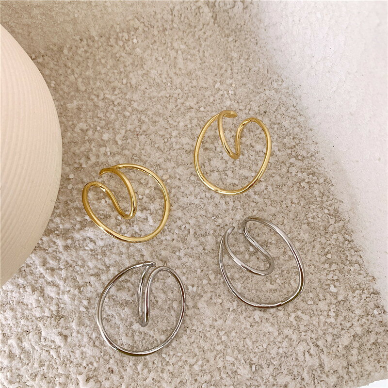 イヤーカフ レディース 大ぶり 大きめ 変形 おしゃれ かわいい ピアス セット 両耳 シンプル ゴールド シルバー プレゼント パーティー 結婚式 2次会 デート プレゼント 組み合わせ ピアス イヤリング アクセサリー 韓国 韓流