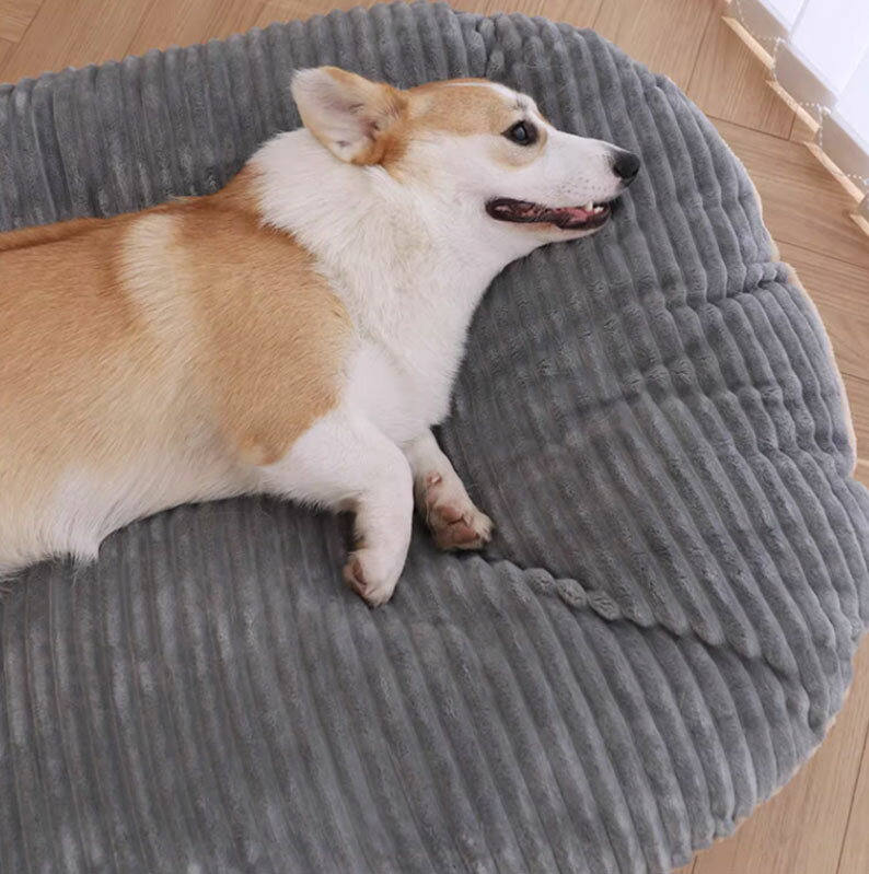 大型犬 犬 ベッド ペットベッド 猫ベッド 犬ベッド 秋用 冬用 大きいサイズ 猫犬兼用 ふわふわ カバー取り外し可能 小型犬 ペットソファー マット 秋 冬 犬 布団 通年 犬猫用品 おしゃれ 寝具 かわいい ふとん 可愛い おしゃれ 洗える 8loop-10003590 おしゃれ・可愛いピアス8Loop サンプル画像2
