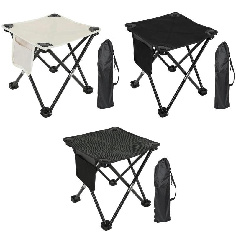 収納バッグ付きキャンプスツール屋外折りたたみ椅子オットマン折りたたみ式フットスツールフットレストパークバーベキューガーデニング