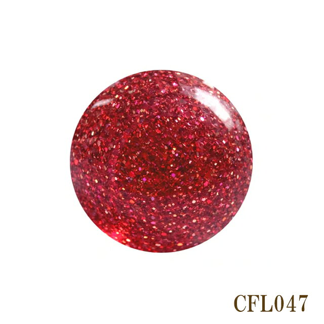 ※ポリッシュタイプとなります。 シリーズ名：Cosmic Gem Flash (コスミックジェムフラッシュ) カラー名：Garnet Galaxy（ガーネットギャラクシー) ワインのようなガーネットカラーに多色ラメが重なる重厚なレッド。