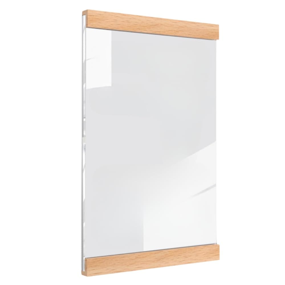 ideamall 賞状 額縁 色紙 フレーム ポスター 木製 アクリル素材 おしゃれ ナチュラルテイスト A4サイズ