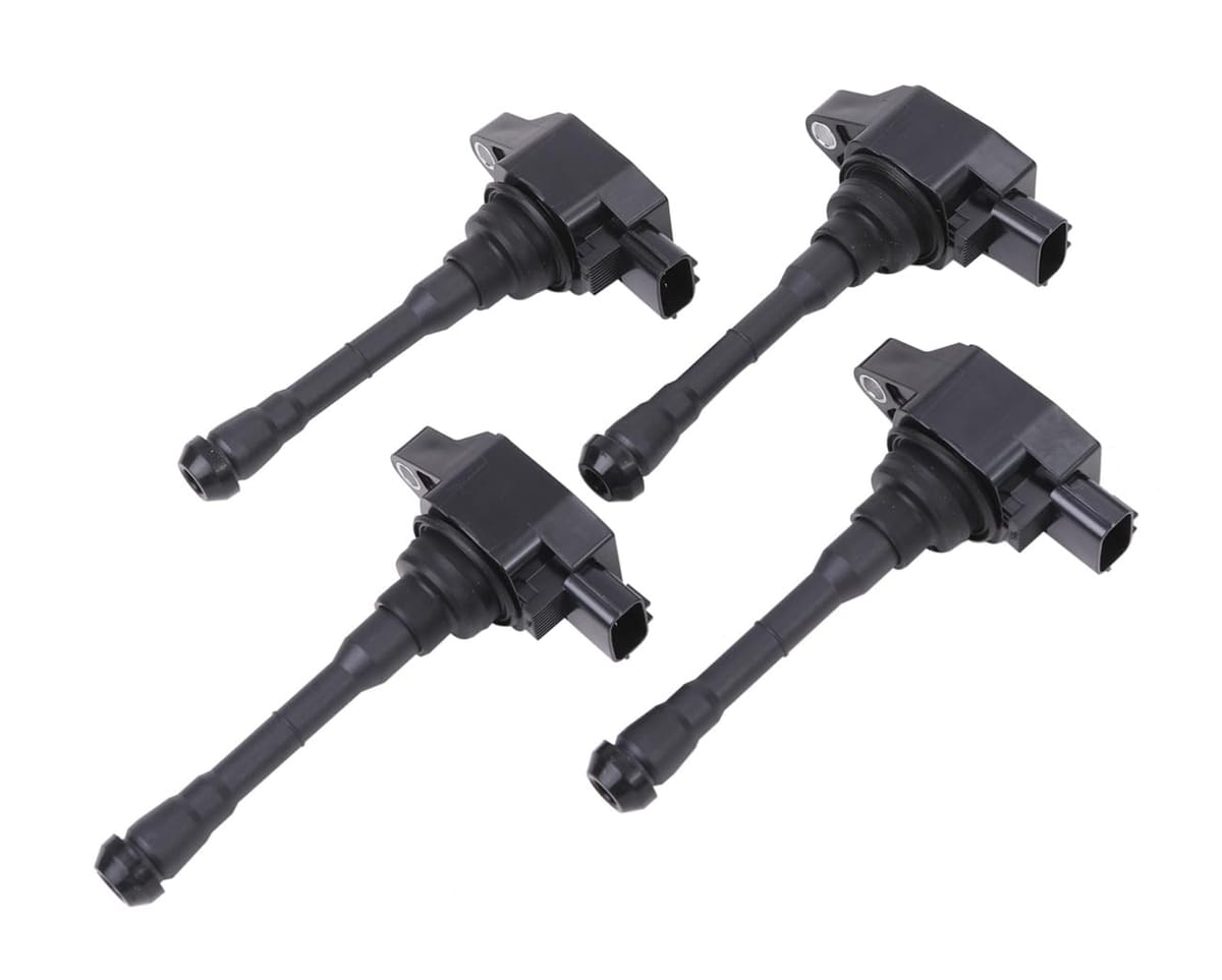 日産 用 イグニッションコイル 4本 セット 1台分 セレナ C26 HC26 FC26 HFC26 NC26 FNC26 エクストレイル T32 NT32 HT32 HNT32 ジューク F15 NF15 等 22448-1KC0A 社外品