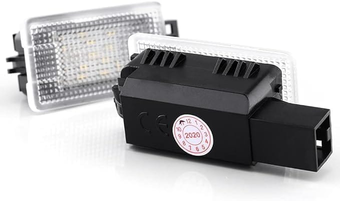hotimp® VOLVO ボルボ 互換品 LED ドアカーテシランプ、ラゲッジ内ランプ V40 V60 S60 S80 XC40 XC60 XC90 球切れ警告キャンセラー内蔵 左右2個セット