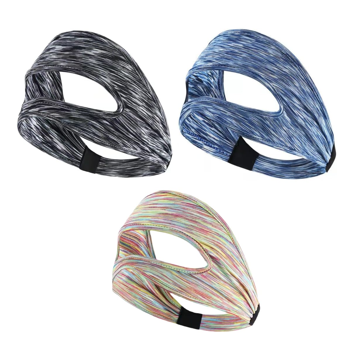 [Quikaboo] VRマスク VRゴーグル VR用防汚マスク保護アイマスク VRゴーグルマスク vrマスク Quest3 各種VRヘッドセット対応 滑り止め 互換 3個セット