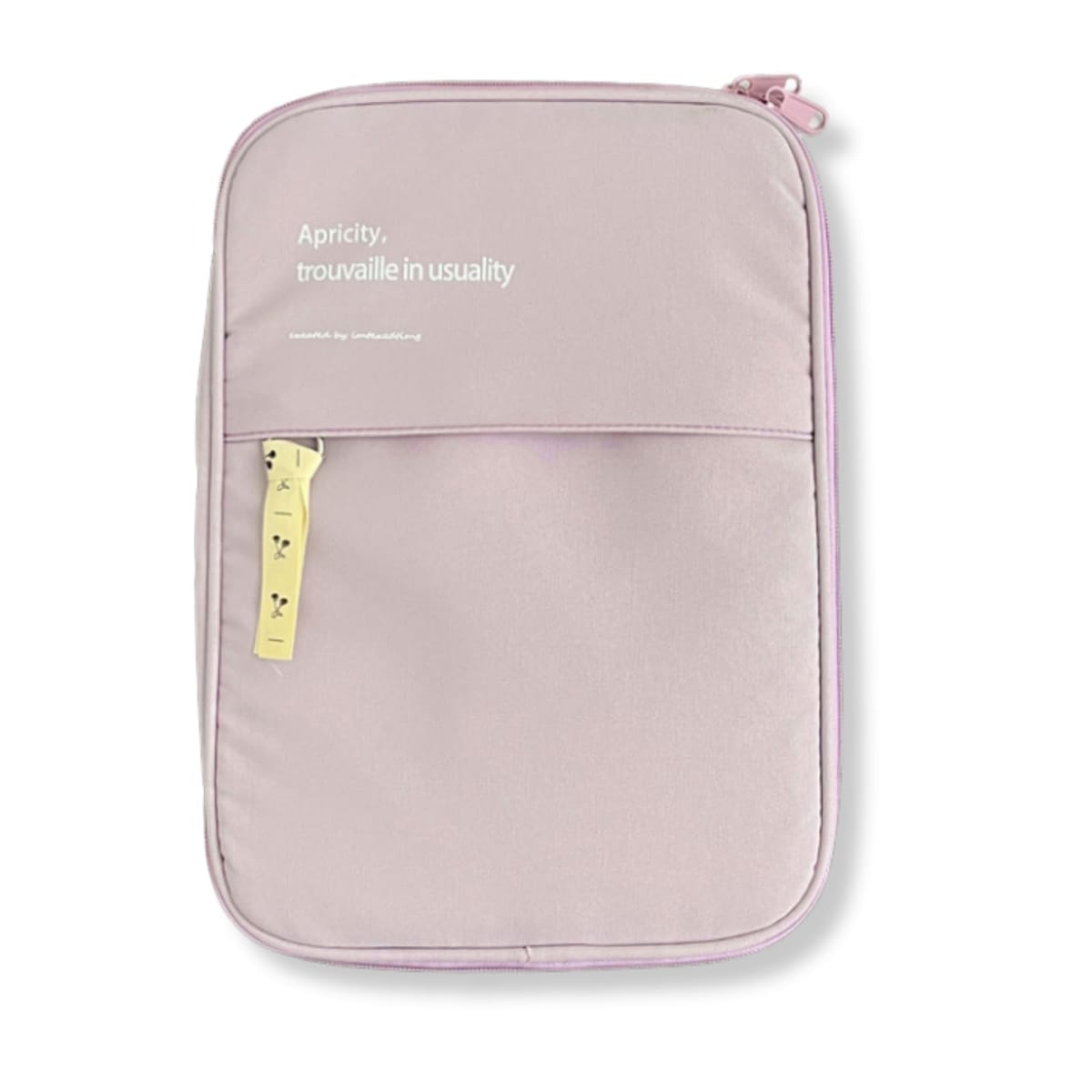 ランドセルに入るタブレットケース 11インチ iPad対応 女の子向け 衝撃吸収 パープル キーボード収納 外ポケット付 通学に安心