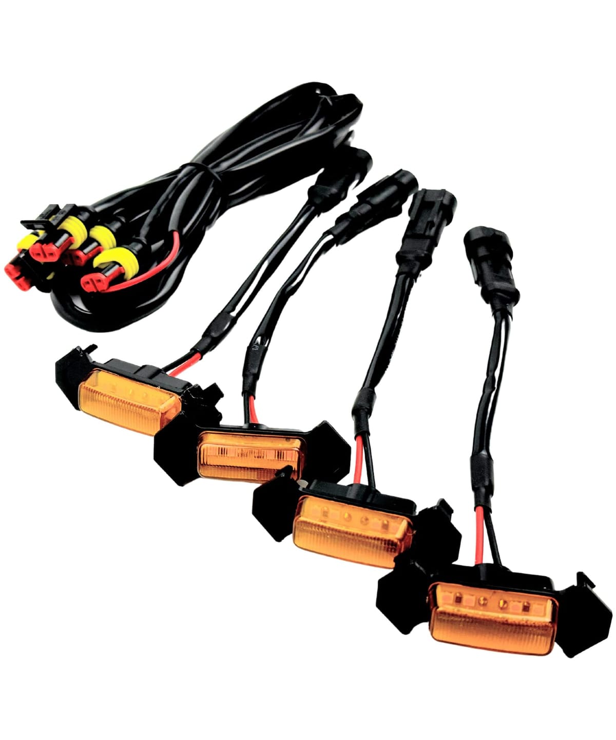 HTharros LED グリルマーカー トヨタ タコマ TRD プログリル 用 社外品 マーカー ランプ 125 カスタム ..