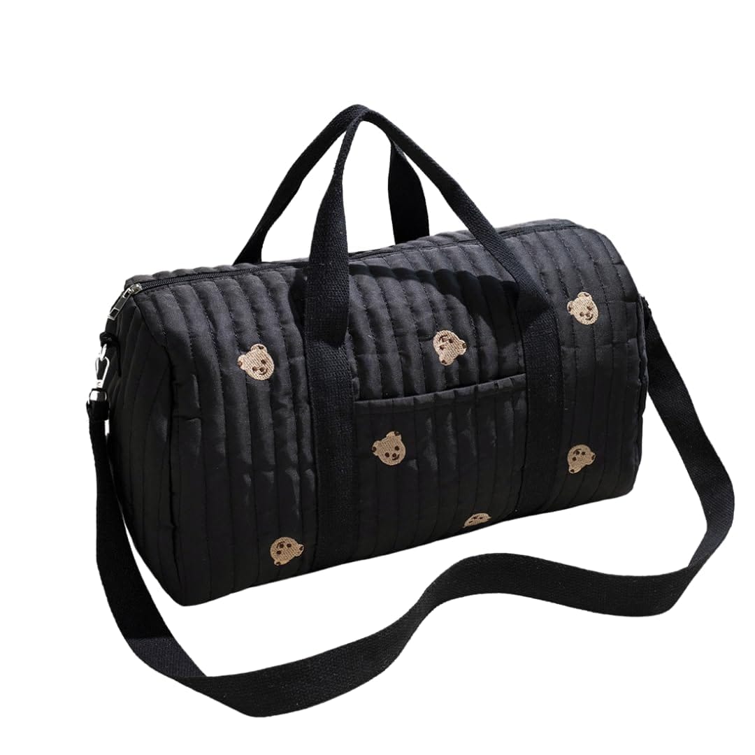 [LIMSE] 【totto&cot】マザーズバッグ 大容量 軽量 コットン キルティング風 刺繍入り ママバッグ かわ..