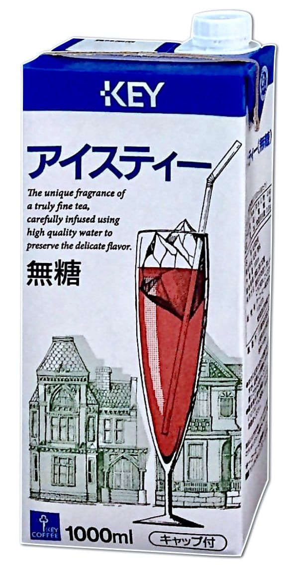 キーコーヒー アイスティー セイロン 無糖 1L×6本 [業務用]
