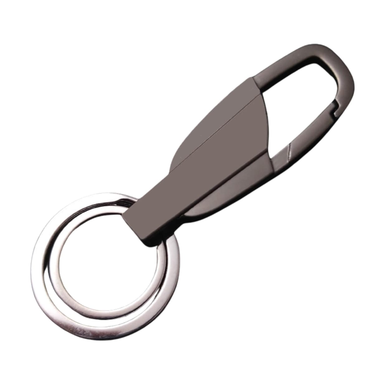 [azumafy] キーリング キーホルダー ダブルリング メンズ リング バイク 車 カラビナ キー チタン 鍵 ..