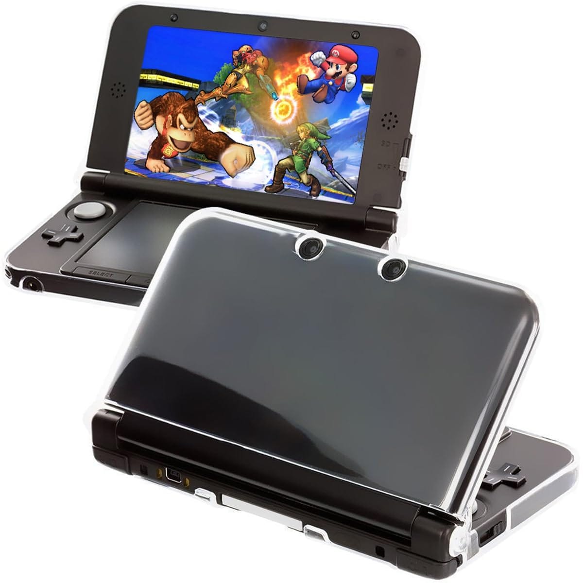 Eishin 3DSLL用 new 3DSLL用 ケース 保護 カバー クリア ハードケース