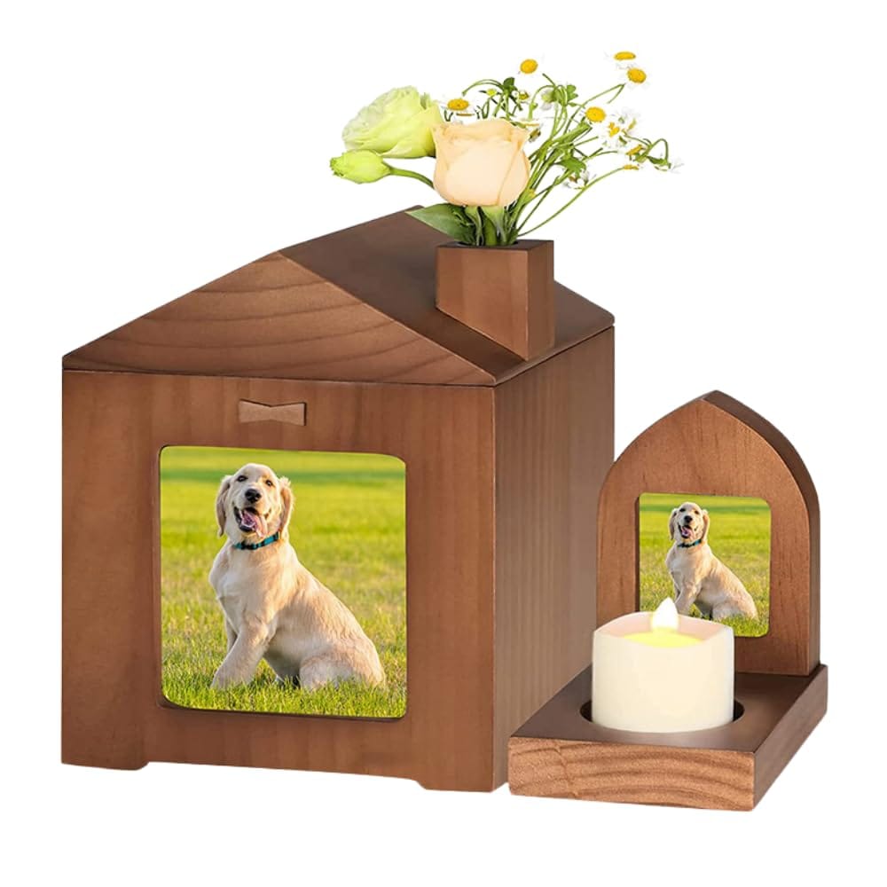 ideamall ペット 仏壇 仏具 骨壷 思い出 メモリアル 愛犬 愛猫 ペット供養 フォトフレーム付き