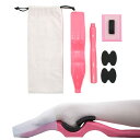 CAWKAY バレエ 甲出し フットストレッチャー スティック ストレッチツール ストレッチセット マッサージ棒 男女兼用 収納バッグ