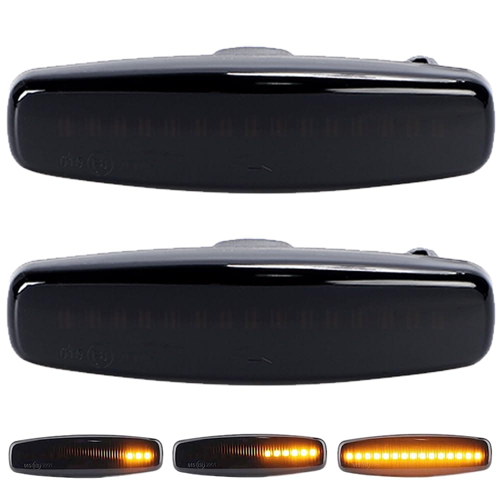 日産 LED ウインカー 流星 シーケンシャル タイプ サイド マーカー ランプ フーガ スカイライン ムラーノ 汎用 社外品 左右セット