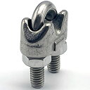 LEXOR ワイヤークリップ ワイヤー ロープ 止め金具 留め具 ステンレス ワイヤー ケーブル 固定金具 くくり罠 括り 箱罠 囲い罠 M4/M6/M8 20...