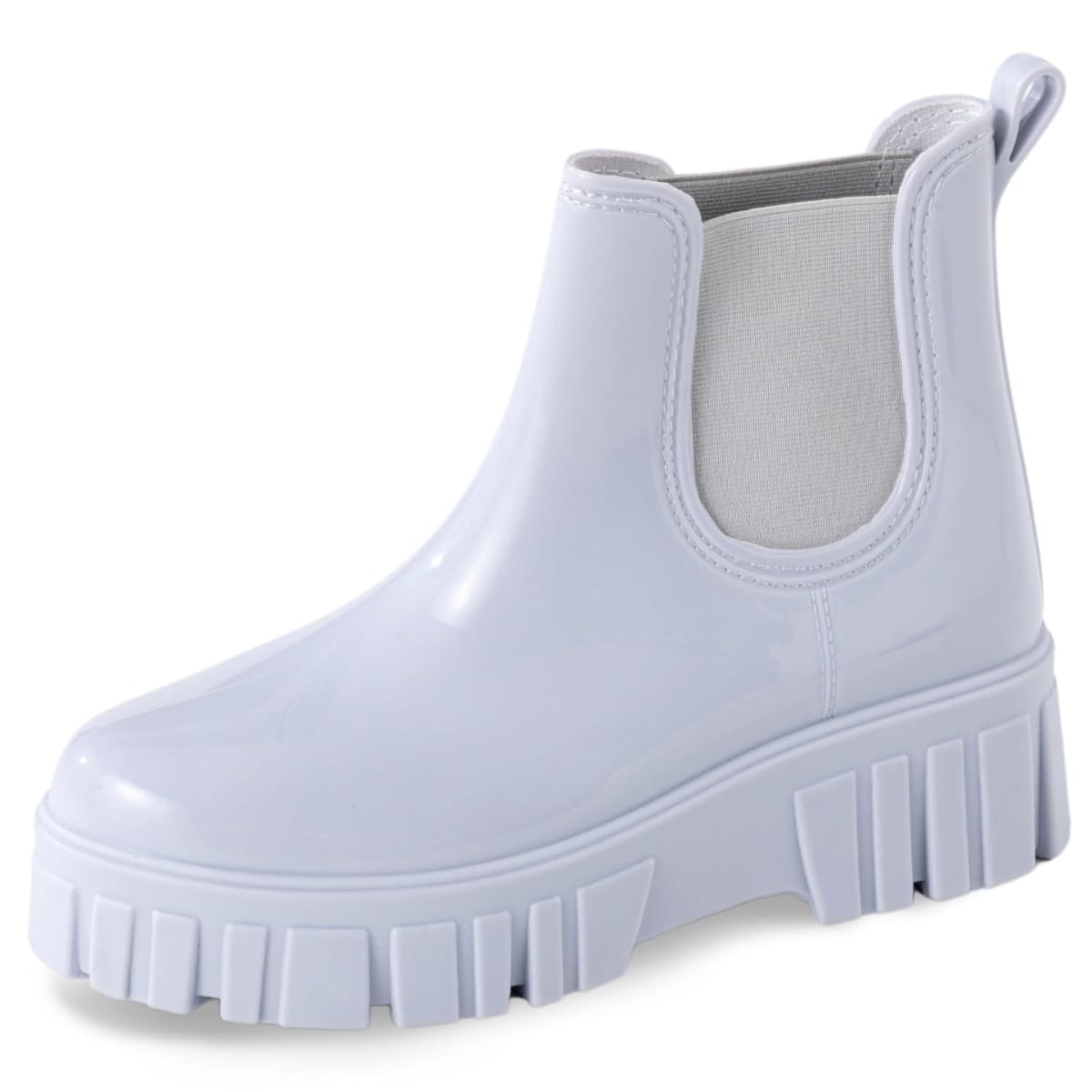 レインブーツ レディース レインシューズ 【安見えしない】厚底x防水xサイドゴアxくるぶしまでのショートサイズ RIMARUHE