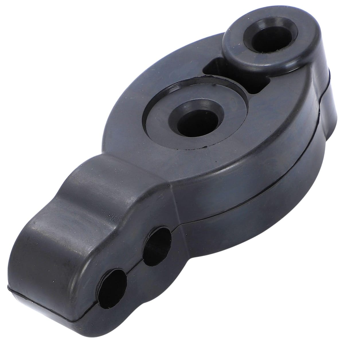 CHASO マフラーハンガー マフラーリング 強化 吊りゴム 交差 クロス 90度 12mm 穴 高さ調整 車 マフラー ハンガー 振動 黒 ブラック