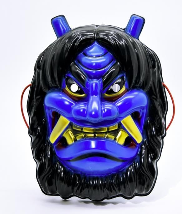 [カラフィルココ] 鬼 お面 怖い 青鬼 リアル 節分 豆まき コスチューム マスク 仮装