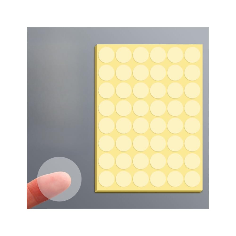 Ideamall 封かんシール 円型 丸型 透明 封筒 ギフトシール 業務用 未開封シール