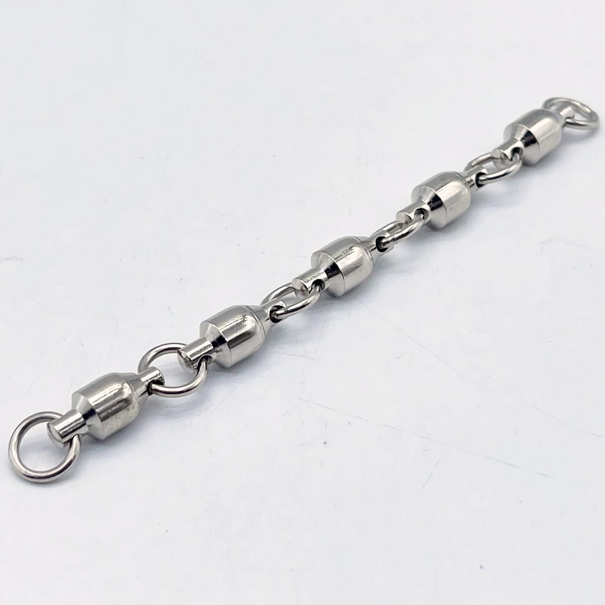 LEXOR 5連 サルカン ボールベアリング アカムツ イカ 深海 釣り スクリュー スイベル 釣具 釣り道具 ルアー 海 4バリエーション セット