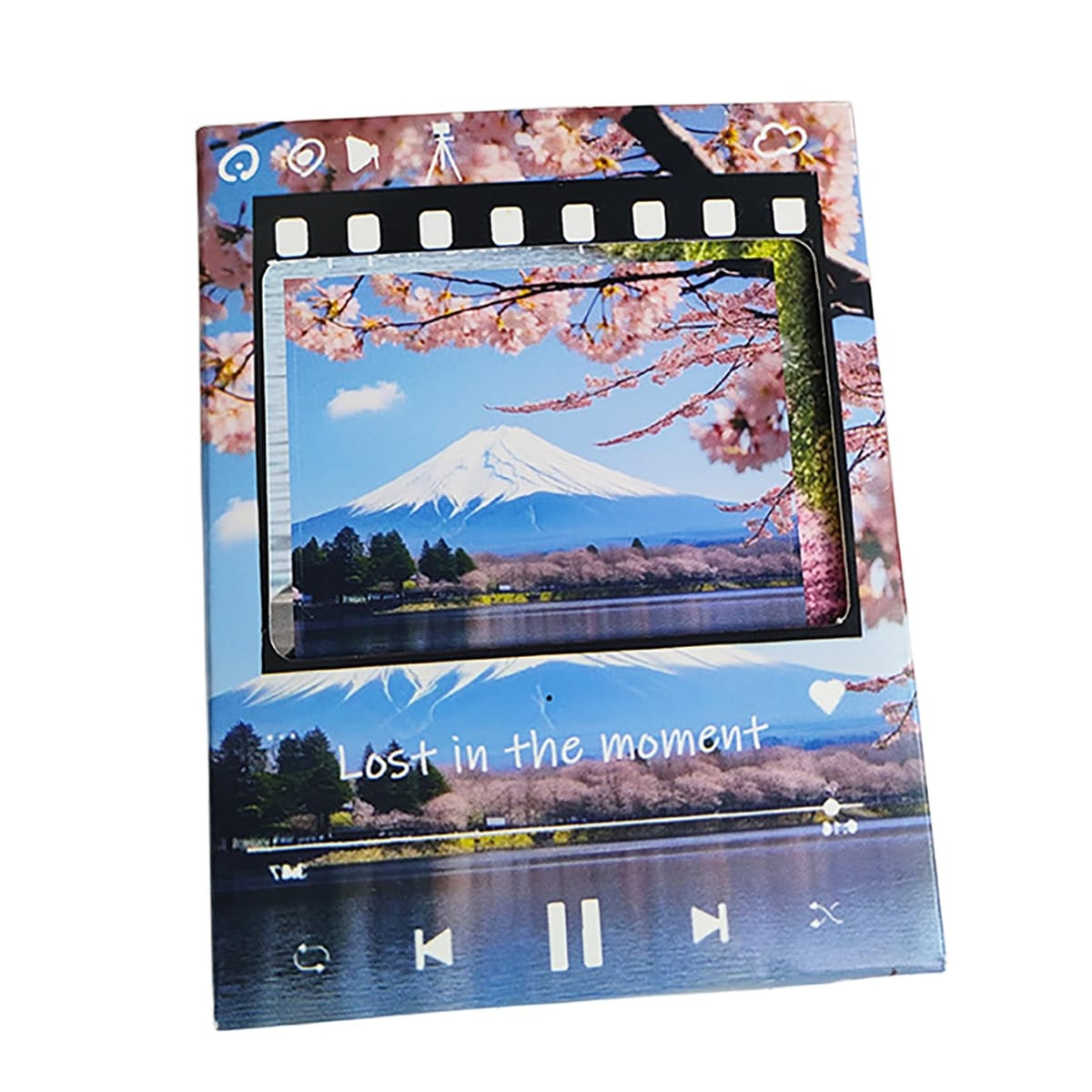 CAWKAY メッセージカード 録音機能付き 富士山 音声再生 サプライズ グリーティングカード 誕生日 結婚式 記念日 お祝い ギフト