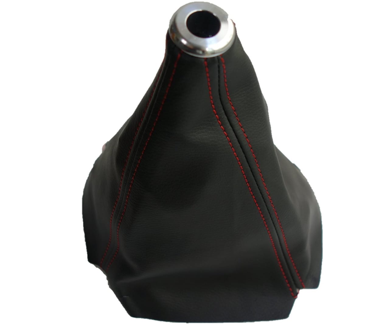 (ロキリフ) レザー 調 シフトノブ カバー (汎用 高級 カーアクセサリー シフトノブカバー 赤・青)