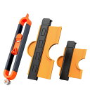 Archnote 型取りゲージ ロック付き 型どりゲージ コンターゲージ 曲線定規 diy 工具 セット
