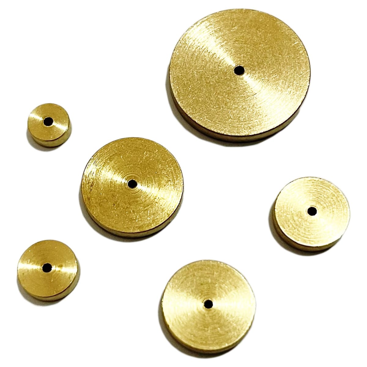 モデルノ ラ テール 丸ヘリ定規 レザークラフト 工具 マーキング 丸型 ヘリ定規 真鍮 型紙 レザークラフトキット 革細工 布 YM-300-MJ