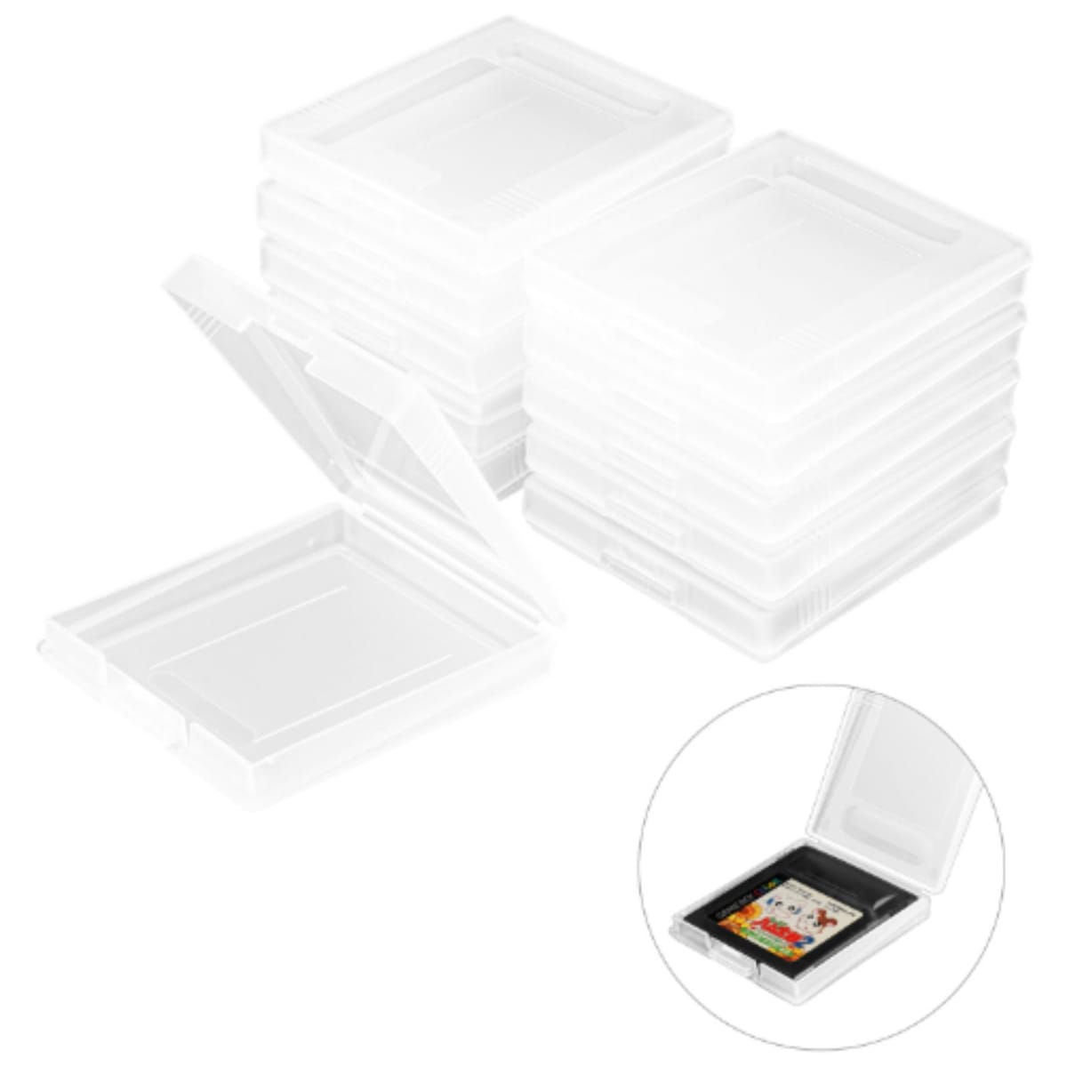 ABILEAD ゲームボーイ ソフトケース 10個セット GB ゲームボーイカラー ゲームボーイポケット ゲームボ..