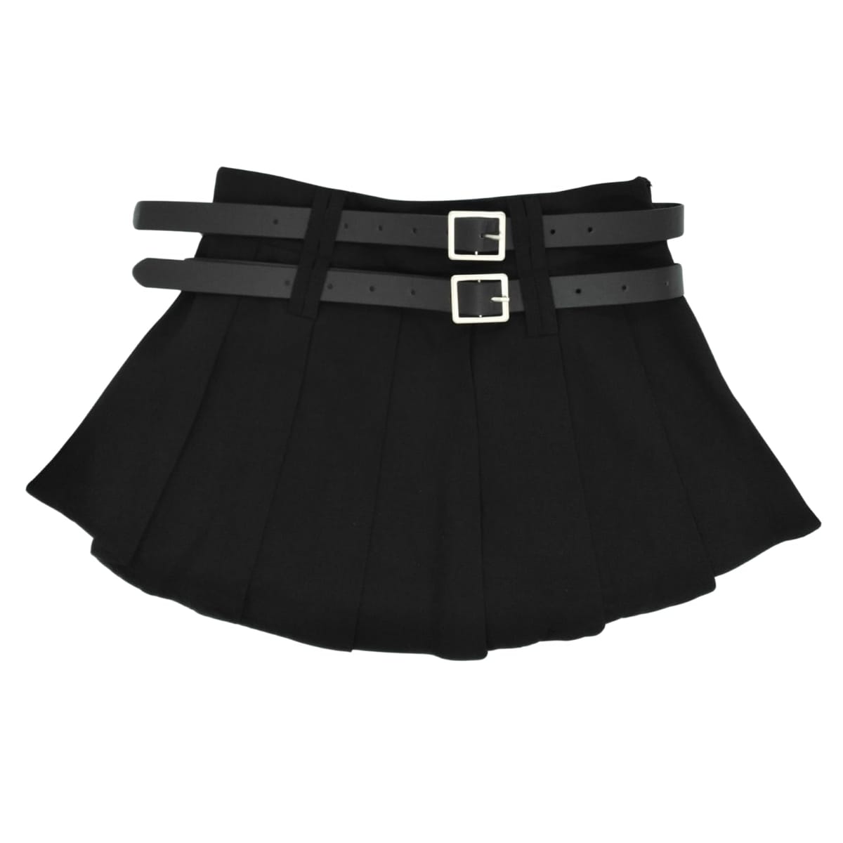 [COZENTA] マイクロミニスカート プリーツ ベルト付き コスプレ ダンス 衣装