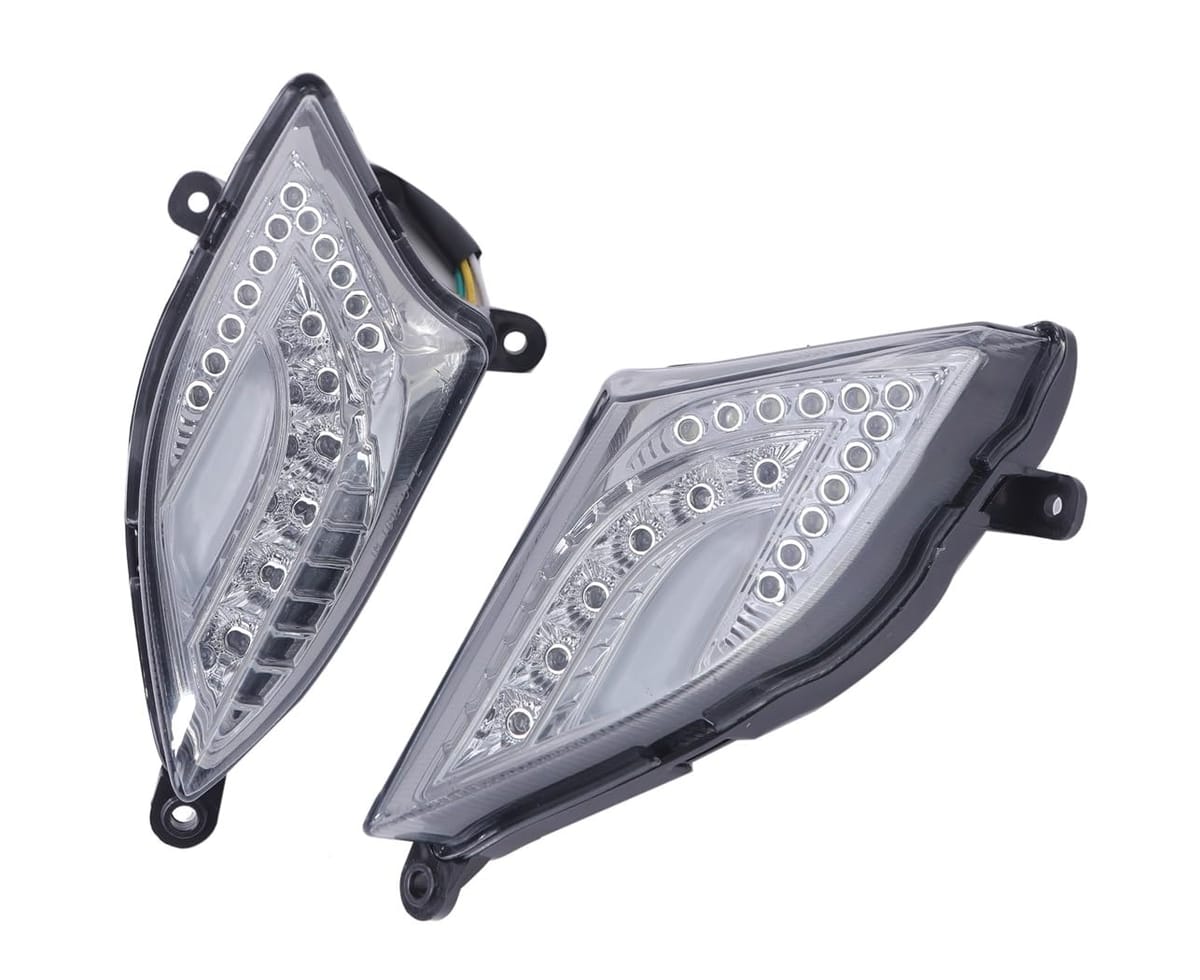 ヤマハ YAMAHA LED ウインカー 左右セット ポジション付 ブルー アイ 青 ライト ランプ シグナスX 2型 SE44J 28S 等 カスタムパーツ 純正タイプ 社外品