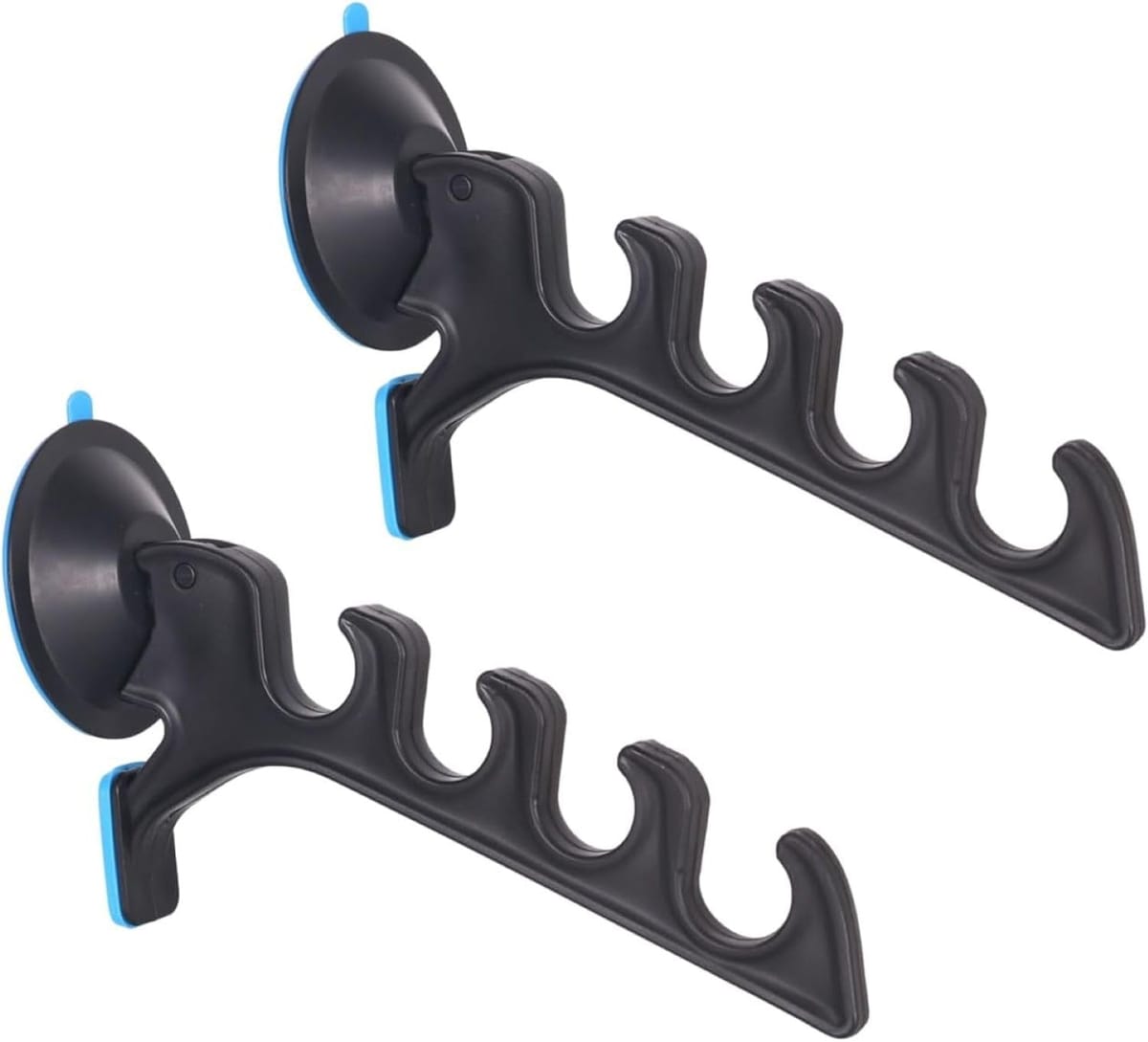 Crystal craft 釣り竿 車載 ロッドホルダー 竿掛け 持ち運び 吸盤 2個セット 最大4本収納