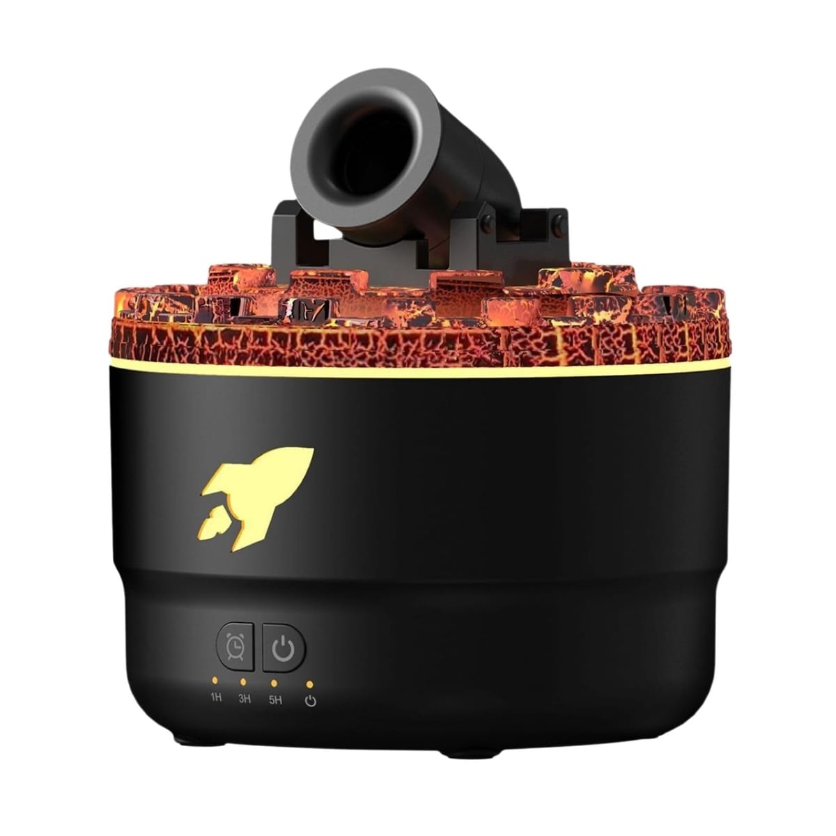 CAWKAY 砲弾式ミスト 加湿器 砲台型 USB給電式 保湿 卓上 小型 乾燥対策 静音 アロマセラピー インテリ..